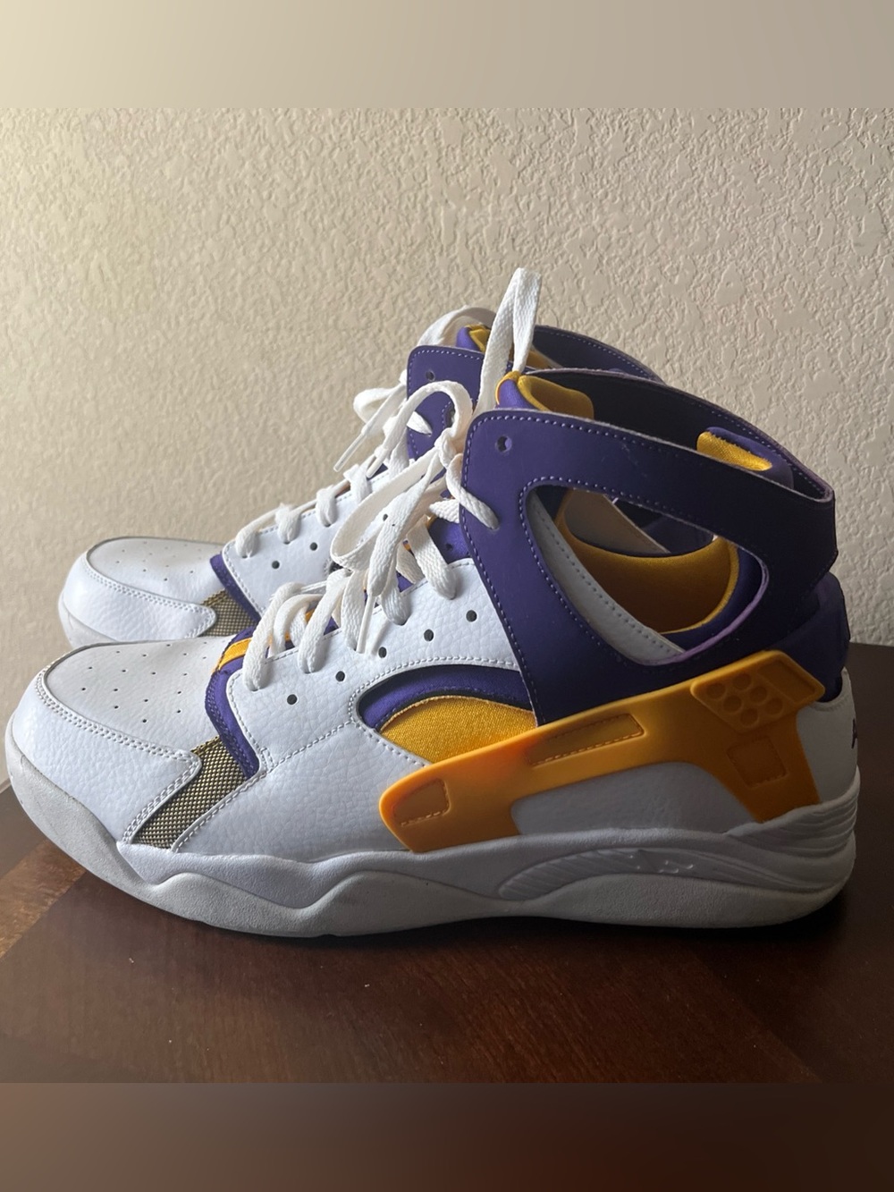Nike Air Flight Huarache Lakers SZ 13